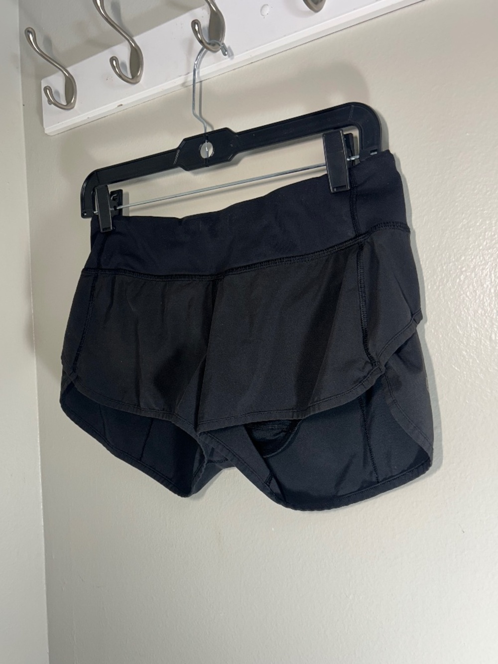 Lululemon Speed Up Shorts Black Sports Running Workout Athletic Size 4